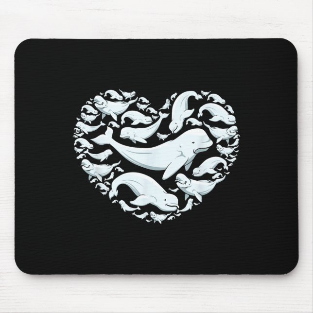 Beluga Whales Valentine Days For Kids Boy Girl Men Musmatta (Framsidan)