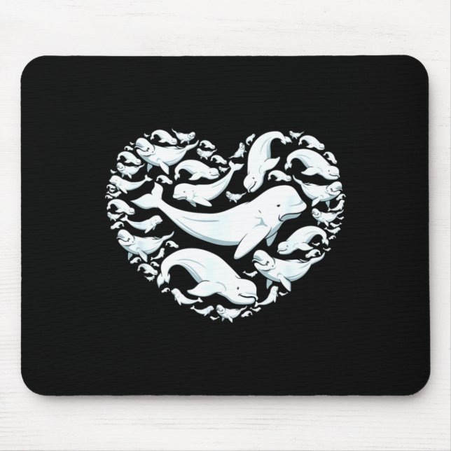 Beluga Whales Valentine Days For Kids Boy Girl Men Musmatta (Framsidan)
