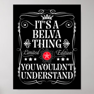 Belva Namn med en Belva Sak Du skulle inte underst Poster