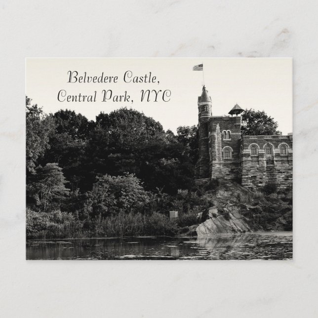 Belvedere Castle, Central Park NYC Vykort (Framsida)
