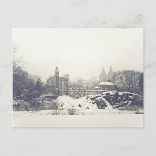 Belvedere Castle in Winter in Central Park Vykort