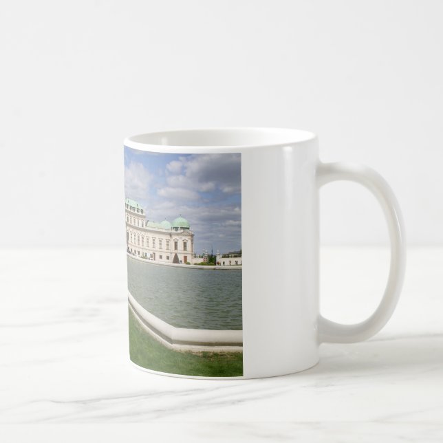 Belvedere Castle, Wien Österrike Kaffemugg (Höger)