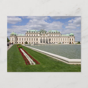 Belvedere Castle, Wien Österrike Vykort