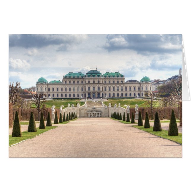 Belvedere Hälsningskort (Framsidan Horizontal)
