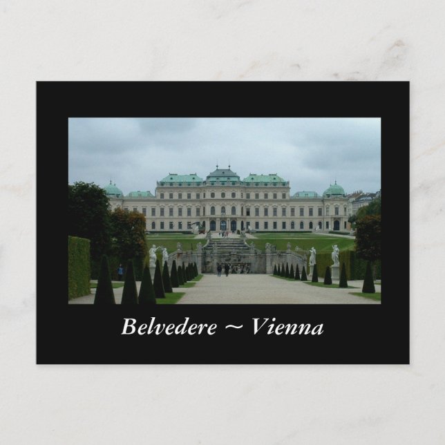 Belvedere Palace Vykort (Framsida)