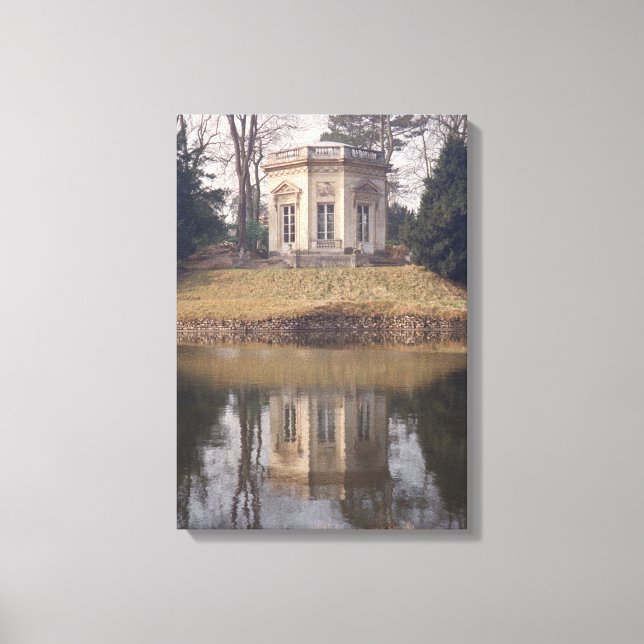 Belvedere Teahouse, Versailles, Frankrike Canvastryck (Framsida)