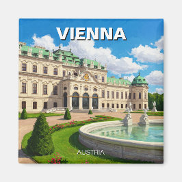 Belvedere Wien Austria Travel Magnet