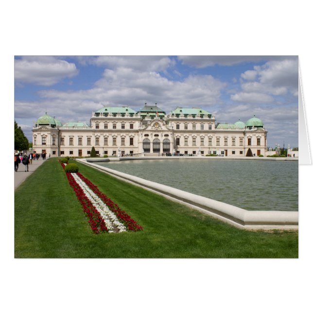 Belvedere, Wien Österreich OBS Kort (Framsidan Horizontal)