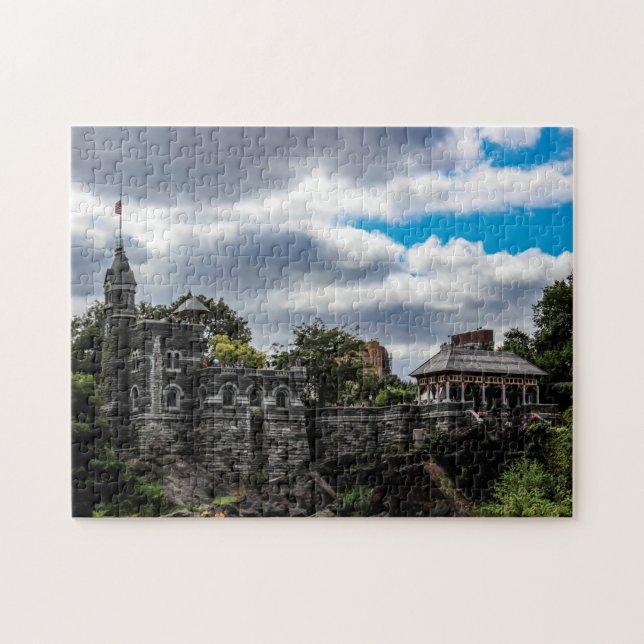 Belvedereslott i Central Park, NYC-foto Pussel (Horisontell)