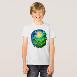 Belysande elektrisk puls t shirt