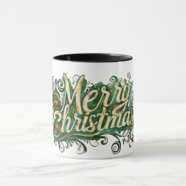 Belysande illustration av God jul Mugg