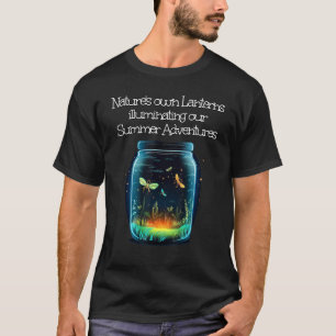 Belysande summery Äventyr med Fireflies T Shirt