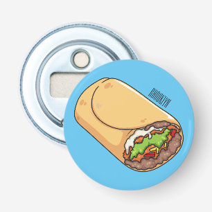 Belysning av Burritos tecknad Flasköppnare