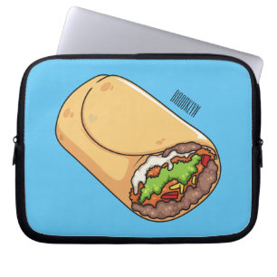 Belysning av Burritos tecknad Laptop Fodral