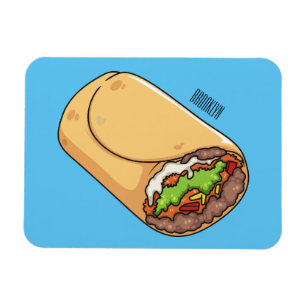 Belysning av Burritos tecknad Magnet