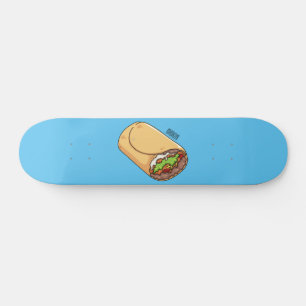 Belysning av Burritos tecknad Mini Skateboard Bräda 18,5 Cm