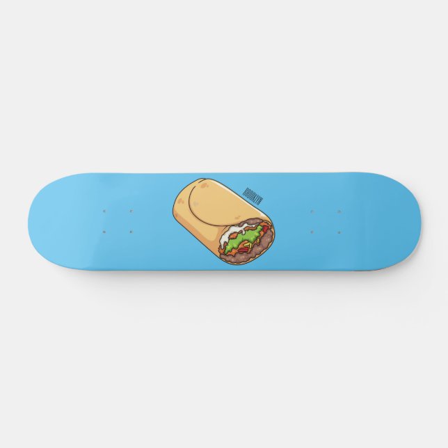 Belysning av Burritos tecknad Mini Skateboard Bräda 18,5 Cm (Horz)