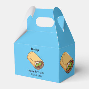Belysning av Burritos tecknad Presentaskar