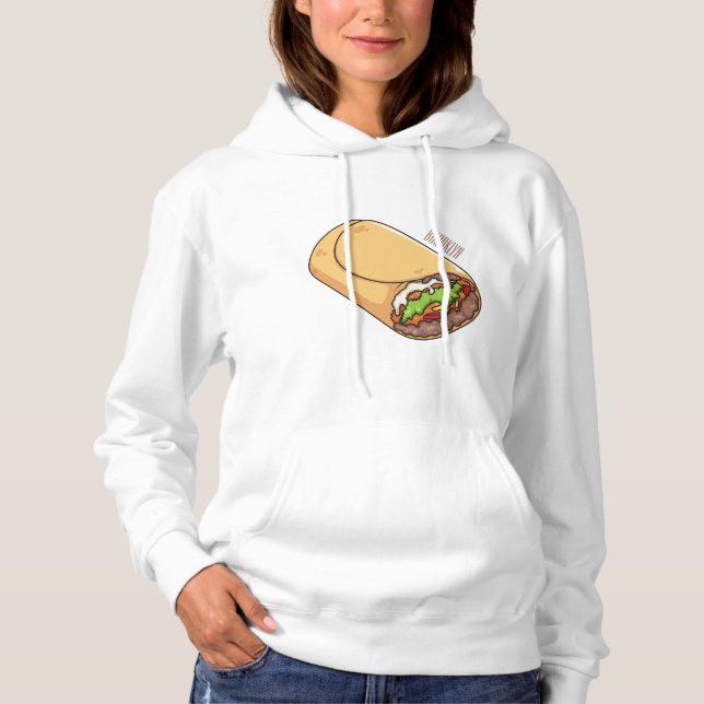 Belysning av Burritos tecknad T Shirt (Framsida)