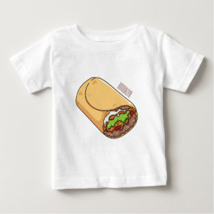 Belysning av Burritos tecknad T Shirt