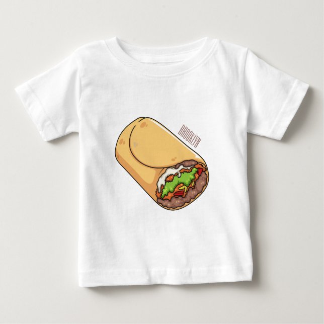 Belysning av Burritos tecknad T Shirt (Framsida)