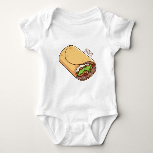 Belysning av Burritos tecknad T Shirt (Framsida)