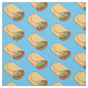 Belysning av Burritos tecknad Tyg