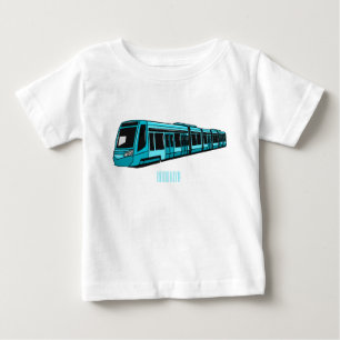 Belysning av elektrisk tecknad för lok t shirt
