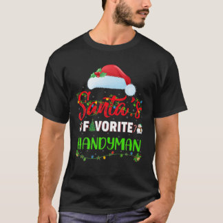 Belysning av Julafton jultomtens favoritjulafton H T Shirt
