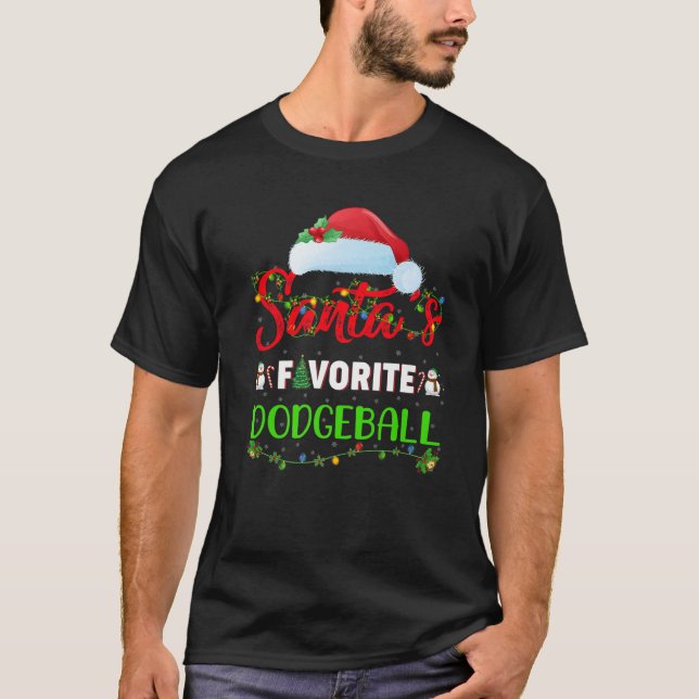Belysning av Julafton jultomtens favoritjulafton T Shirt (Framsida)