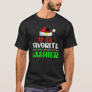 Belysning av Julafton Santa s Favorites Cashier-ju T Shirt
