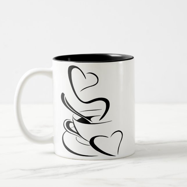 Belysning av kaféet kopp (Vänster)