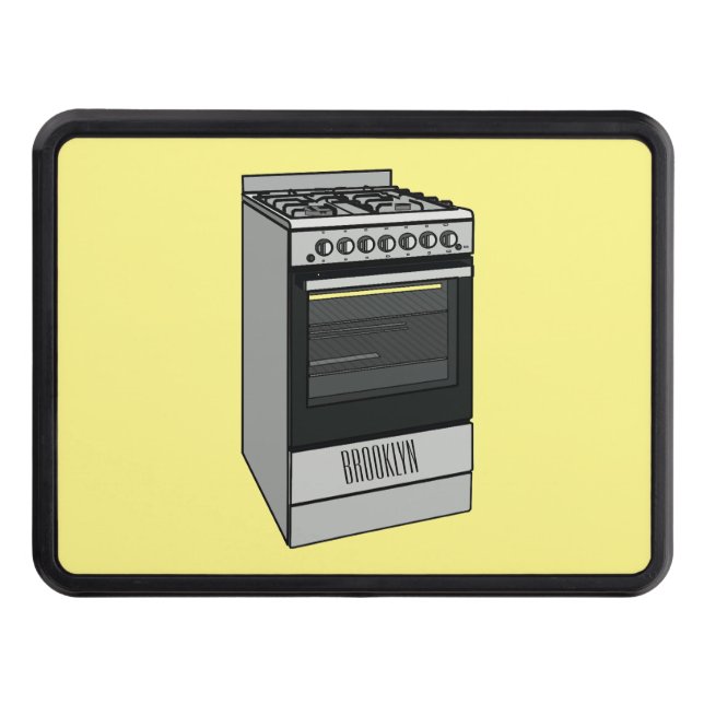 Belysning av tecknad för elspisar dragkroksskydd (Framsidan)