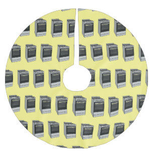 Belysning av tecknad för elspisar julgransmatta borstad polyester