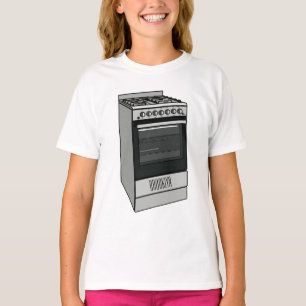 Belysning av tecknad för elspisar t shirt