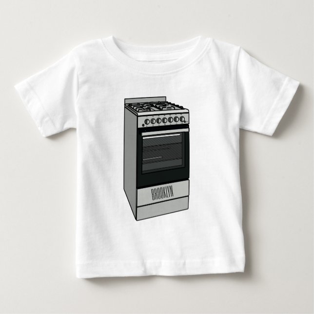Belysning av tecknad för elspisar t shirt (Framsida)