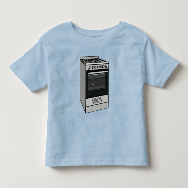 Belysning av tecknad för elspisar t shirt (Framsida)