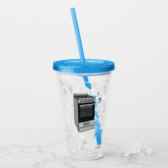 Belysning av tecknad för elspisar take away mugg (Framsida Ice)