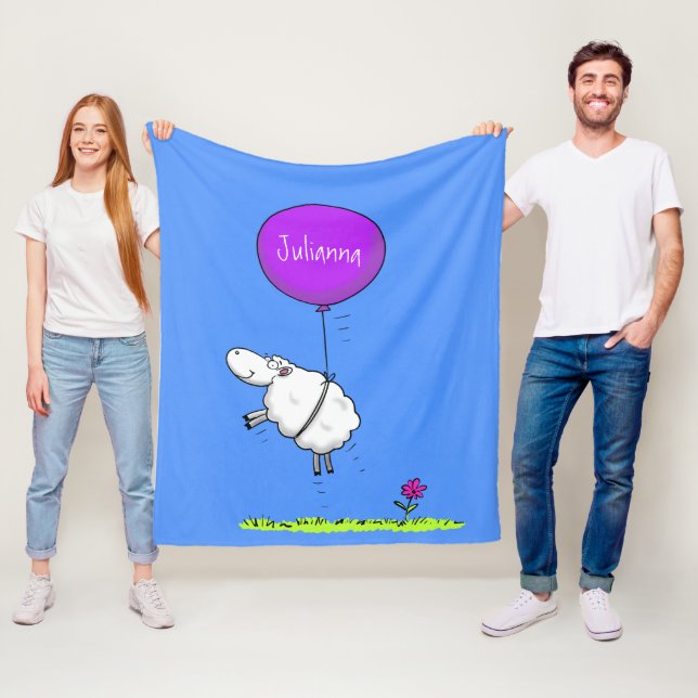 Belysning av tecknad humor för kutym fårballong fleecefilt (På plats)