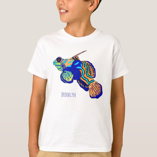 Belysning av tecknad t shirt (Framsida)