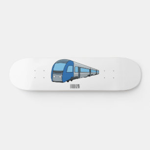 Belysning av tecknaden Electric tåg Mini Skateboard Bräda 18,5 Cm