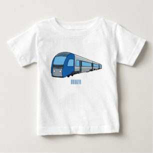 Belysning av tecknaden Electric tåg T Shirt