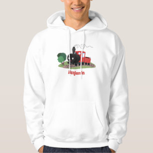 Belysning av tecknaden för den lokomotiva för Cut Hoodie