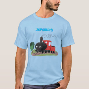 Belysning av tecknaden för den lokomotiva  för Cut T Shirt