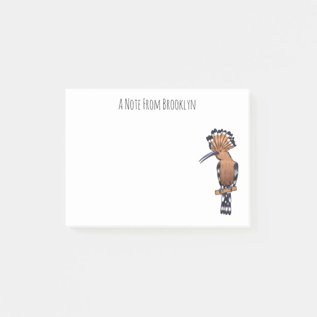 Belysning av tecknaden för häckfågel post-it block (Framsida)