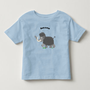 Belysning av tecknaden för ludd i rött t shirt
