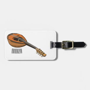Belysning av tecknaden Mandolin Bagagebricka