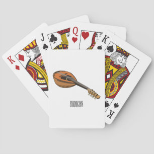 Belysning av tecknaden Mandolin Casinokort