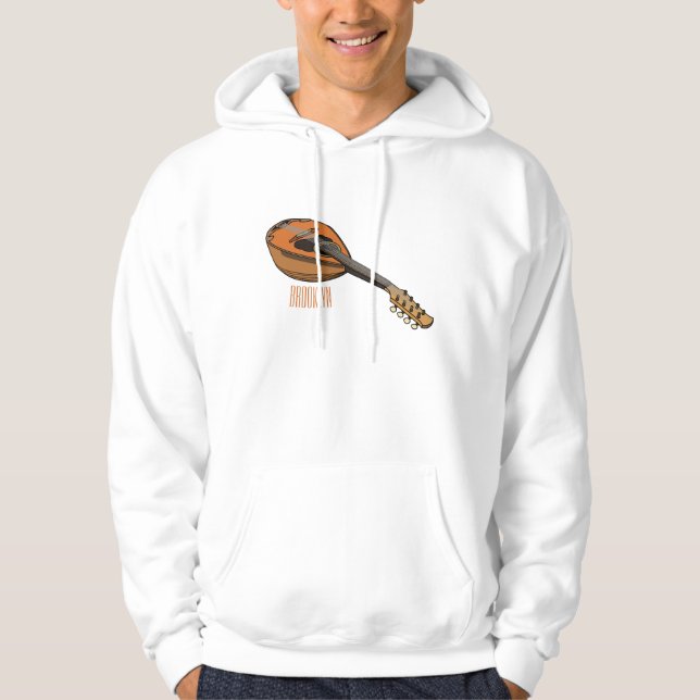 Belysning av tecknaden Mandolin Hoodie (Framsida)