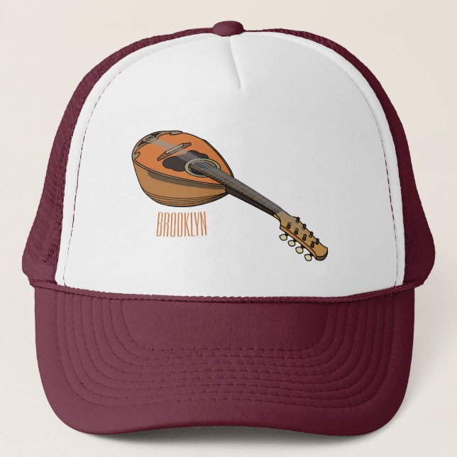 Belysning av tecknaden Mandolin Keps (Framsida)
